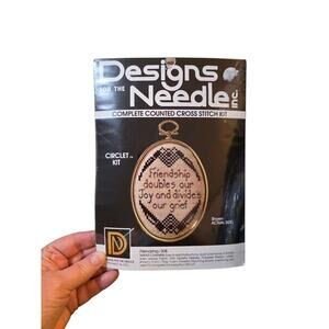 NEW 1980s Designs For The Needle Friendship 308 Counted Cross Stitch Kit 16129